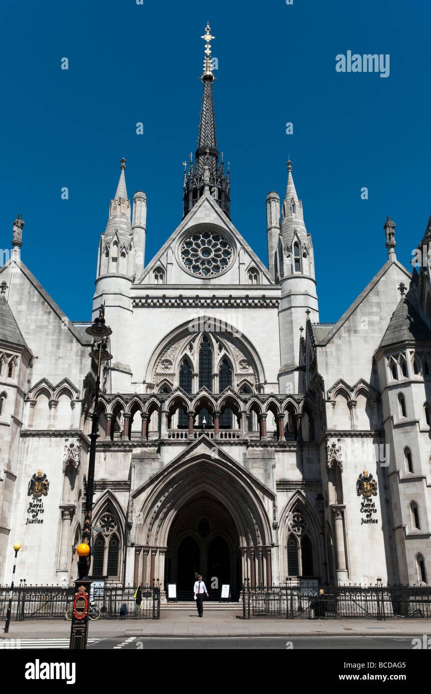 Alta Corte di giustizia di Londra, Inghilterra, Regno Unito Foto Stock