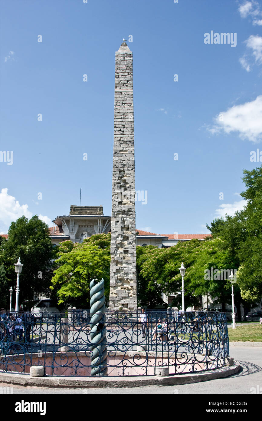 Colonna Sepentine nell'Ippodromo di Istanbul Foto Stock