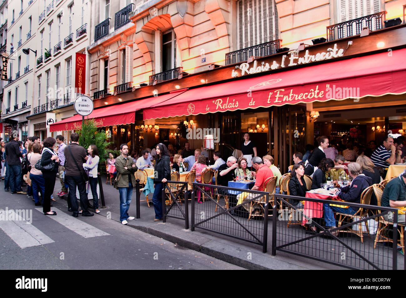Parigi Francia French Restaurant Cafe Bar Pub cibo Foto Stock