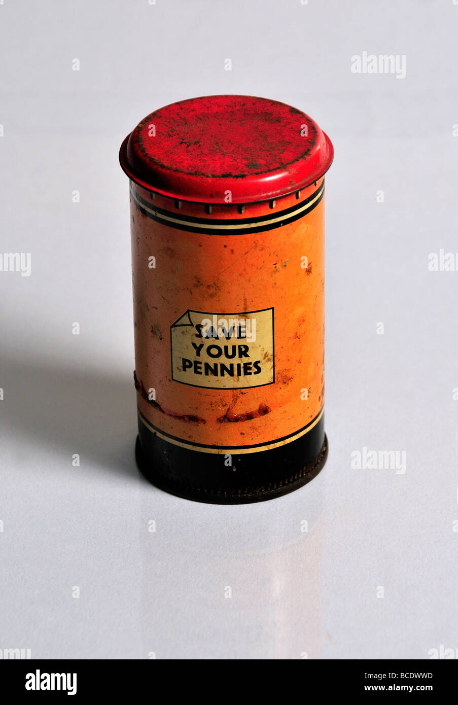 Concetti di finanziamento lucchetto argento e scatola di denaro Foto Stock