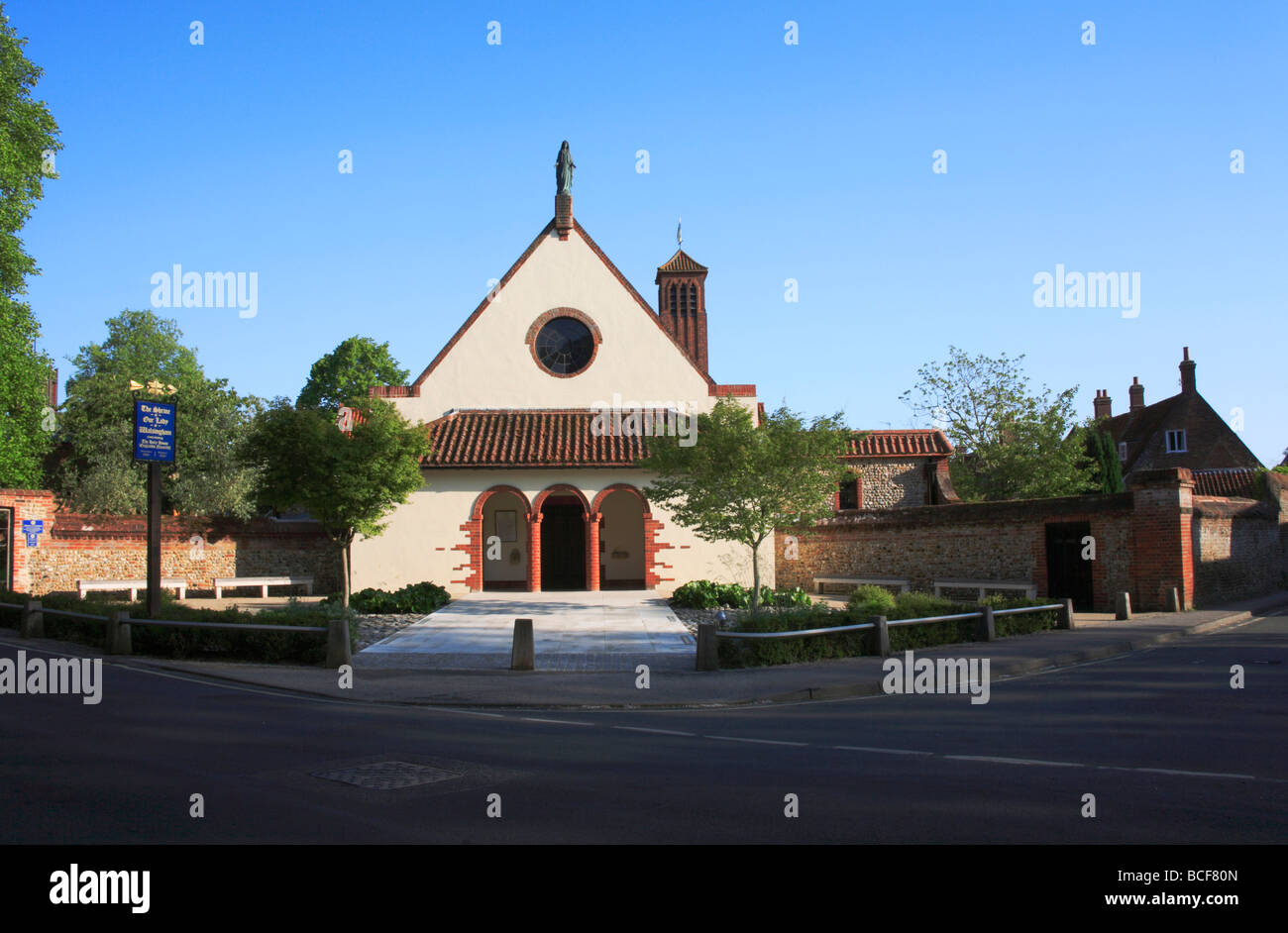 Il Santuario di Nostra Signora di Walsingham a Little Walsingham, Norfolk, Regno Unito. Foto Stock