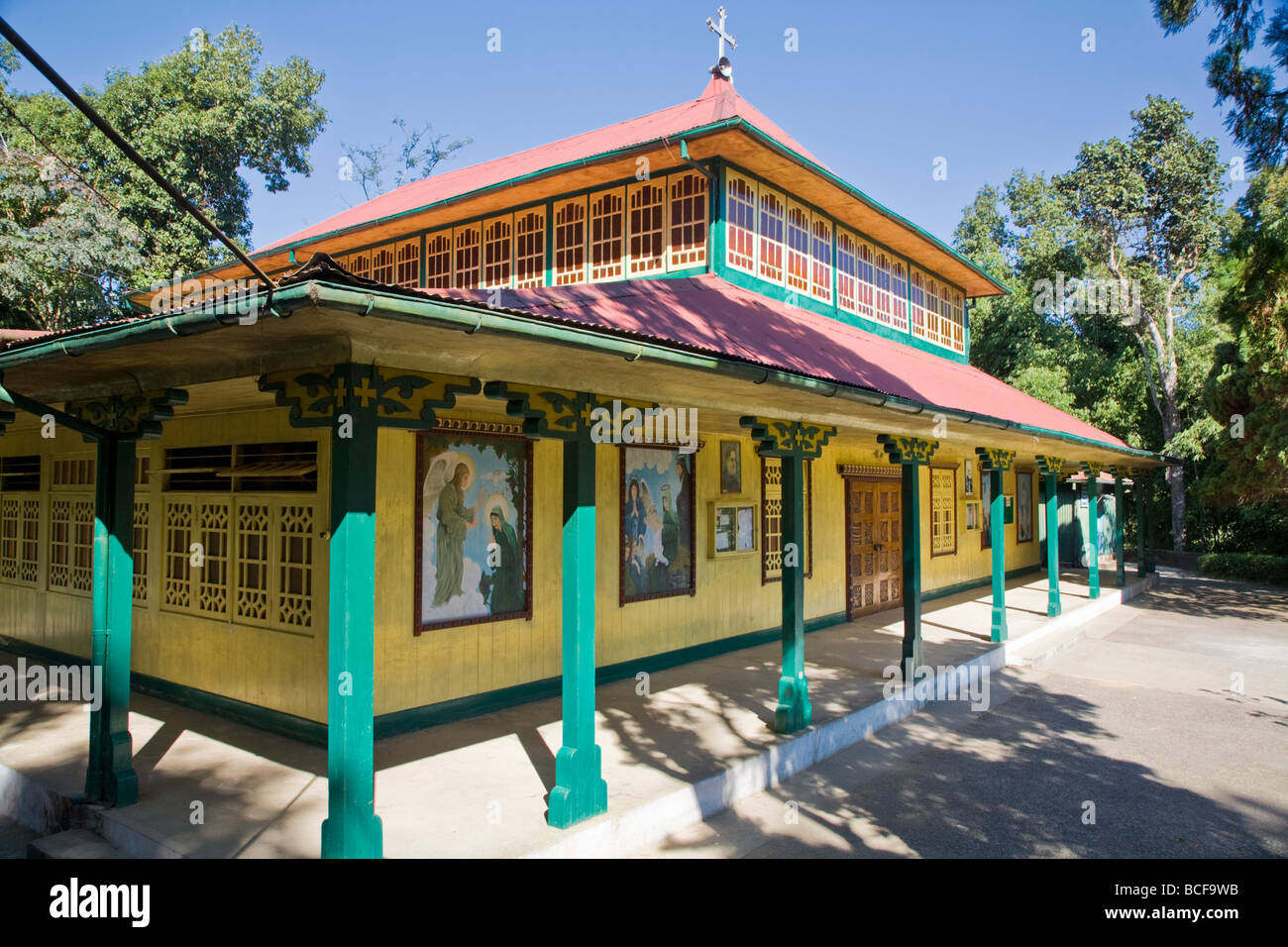 India Bengala Occidentale, Kalimpong, Santa Teresa la Chiesa Foto Stock