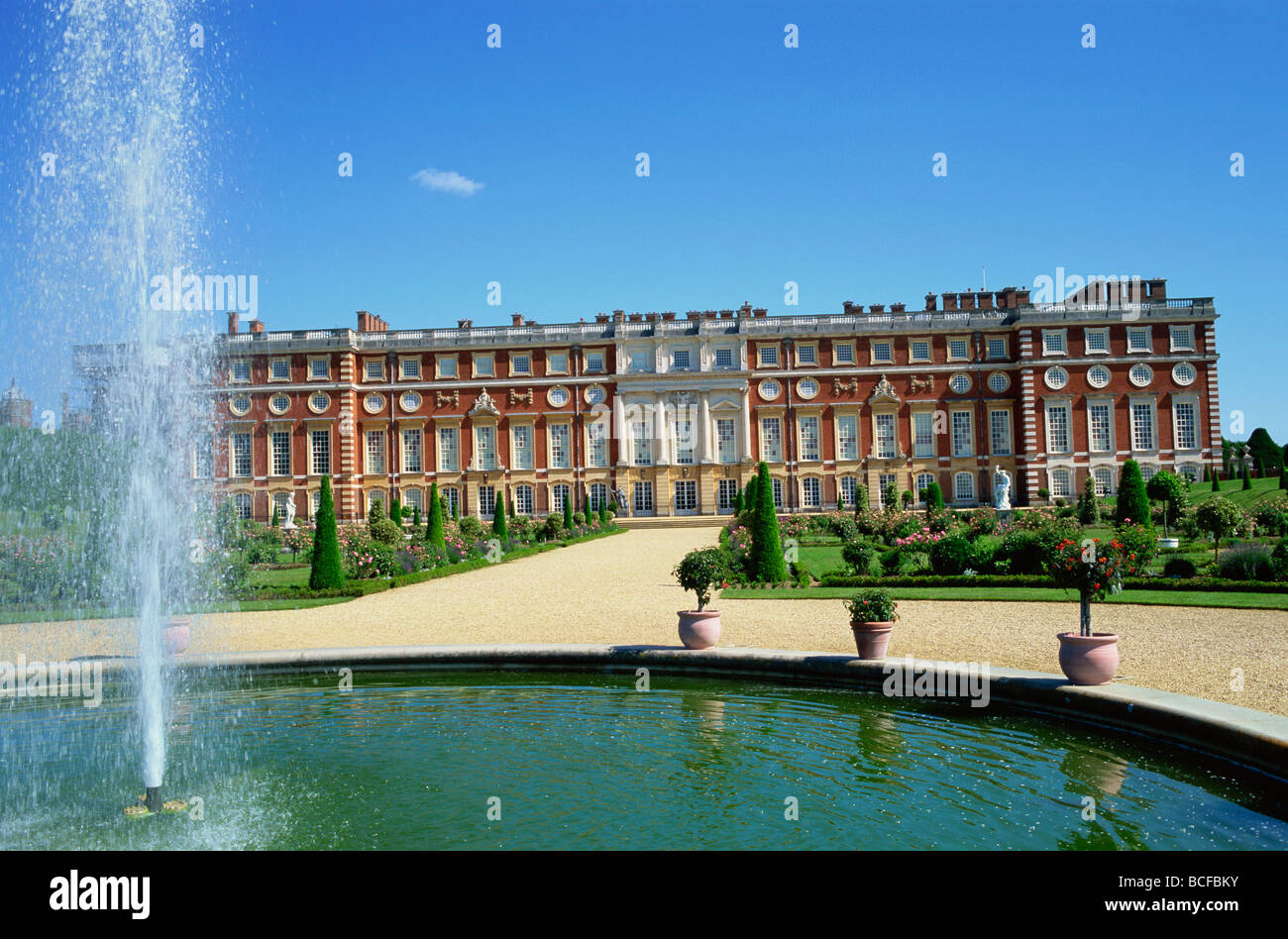 Inghilterra, London, Hampton Court Palace Foto Stock