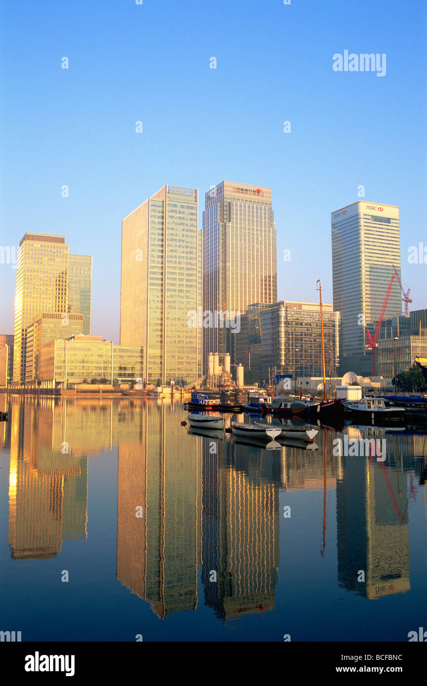 Inghilterra, Londra, Docklands, Canary Wharf Foto Stock
