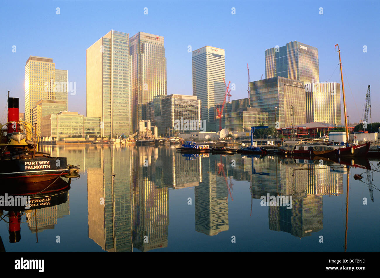 Inghilterra, Londra, Docklands, Canary Wharf Foto Stock