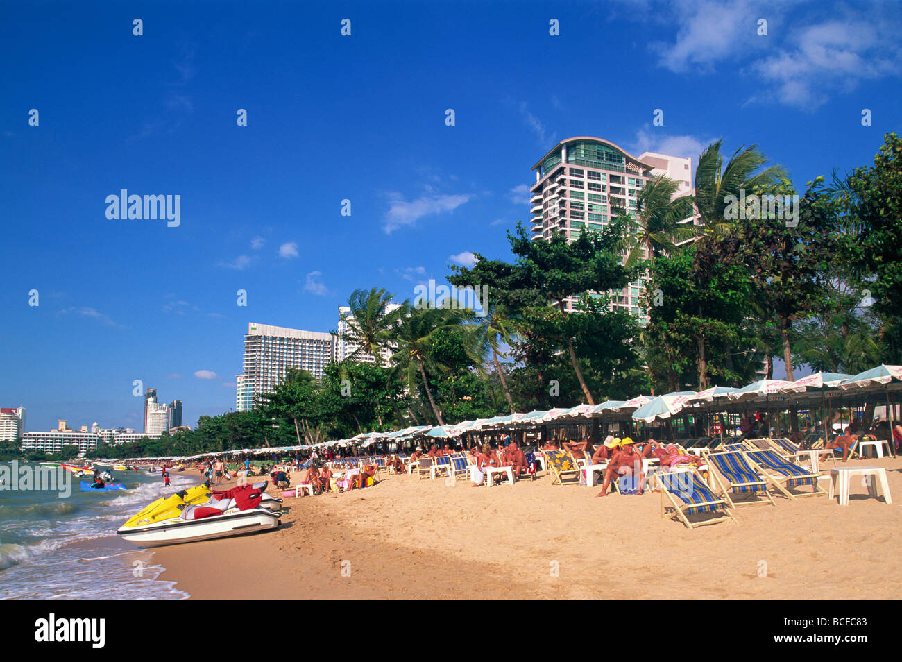 Thailandia, Pattaya Pattaya Beach Foto Stock