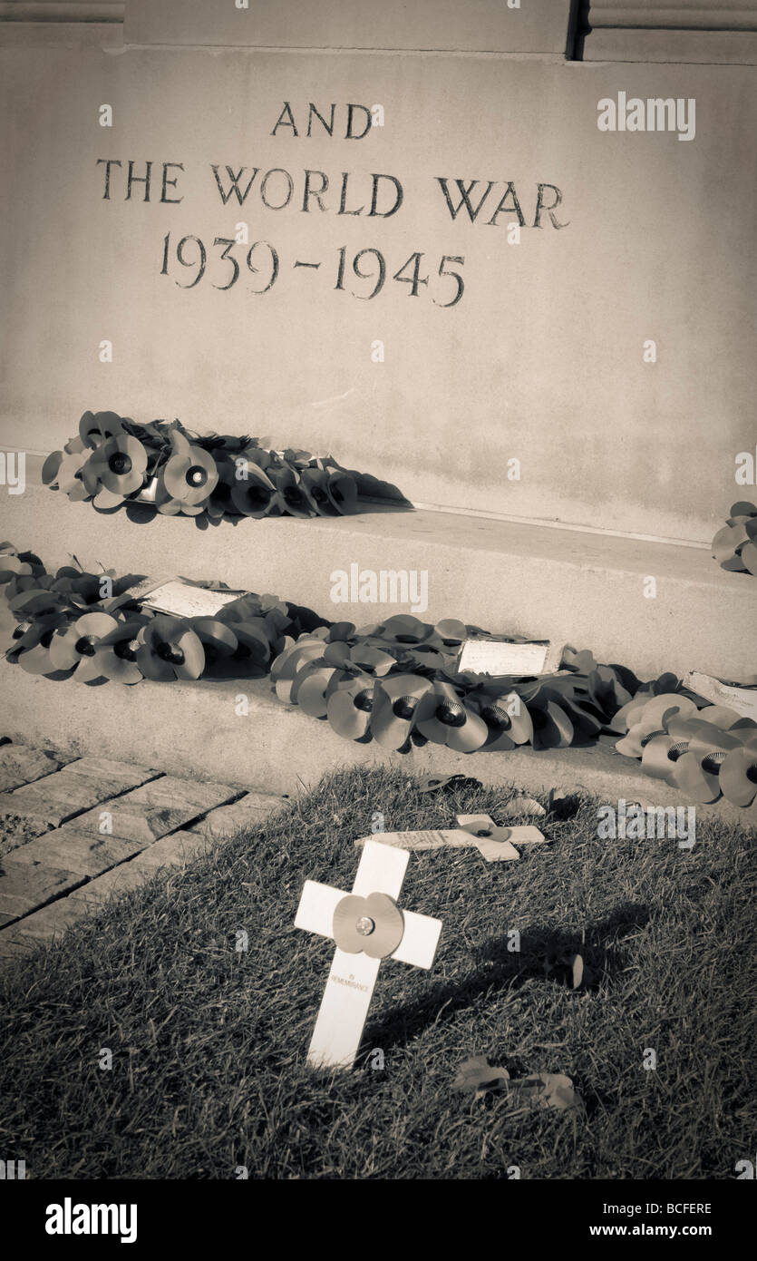 War Memorial, Woking, Surrey, Inghilterra Foto Stock