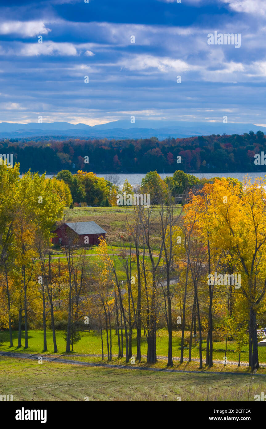 Stati Uniti d'America, Vermont, Grand Isle sul Lago Champlain Foto Stock