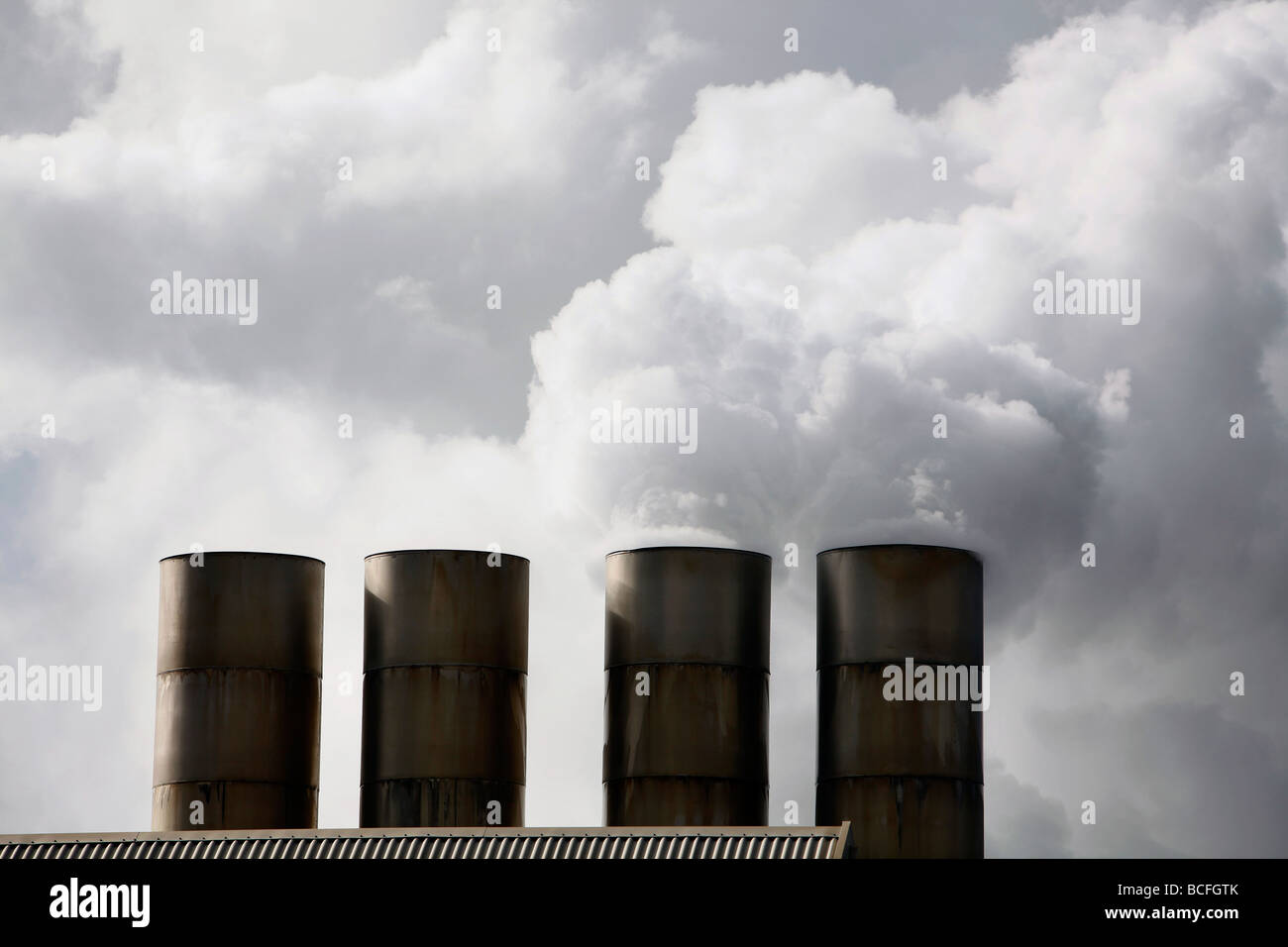 Energia geotermica impianto Islanda Foto Stock