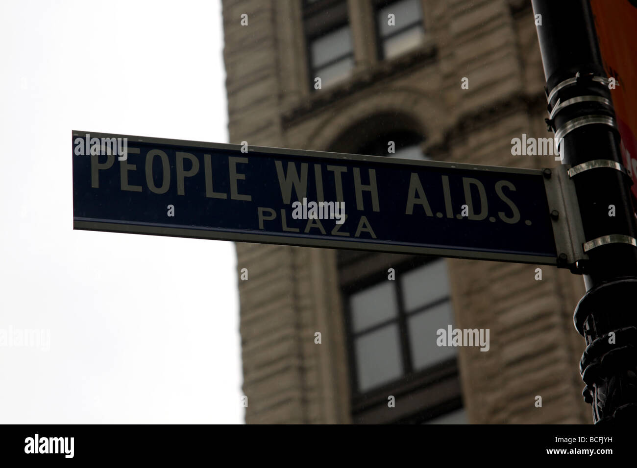 Le persone con Aids Plaza di New York Foto Stock