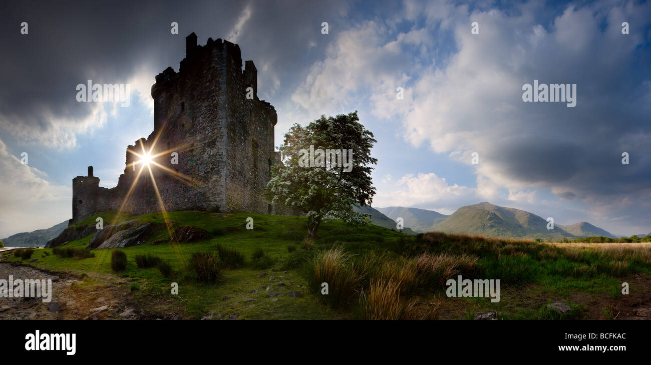 Il castello di Kilchern, Scozia, Gran Bretagna Foto Stock