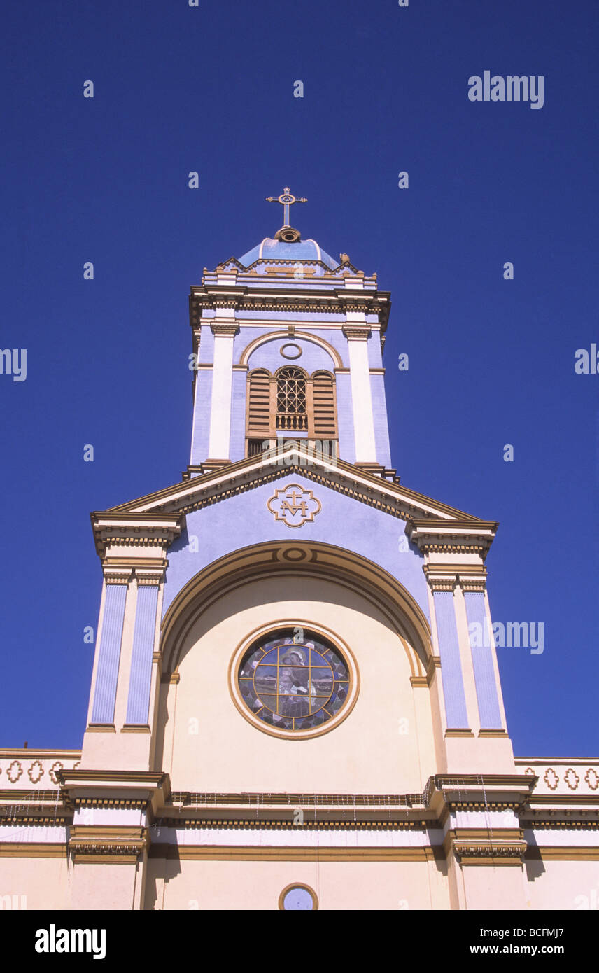 Particolare del campanile della Cattedrale dell'Immacolata Concezione , Iquique , Cile Foto Stock