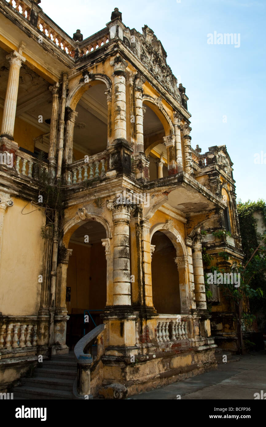Phnom Penh architettura coloniale Francese Foto Stock