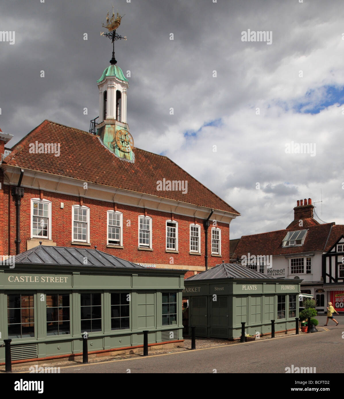 Castle Street Farnham Surrey in Inghilterra REGNO UNITO Foto Stock