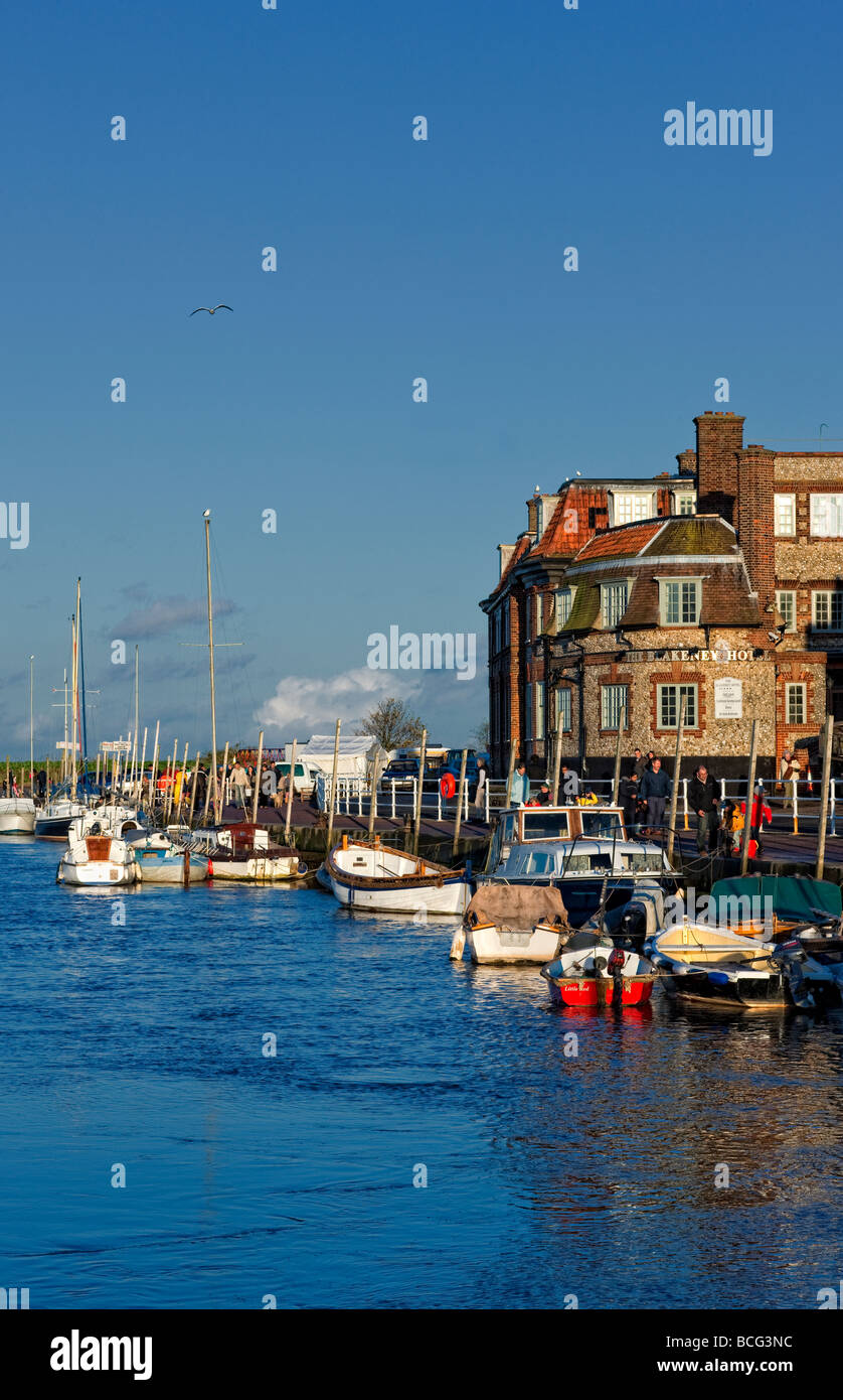 Blakeney Harbour e Quay, NORFOLK REGNO UNITO Foto Stock