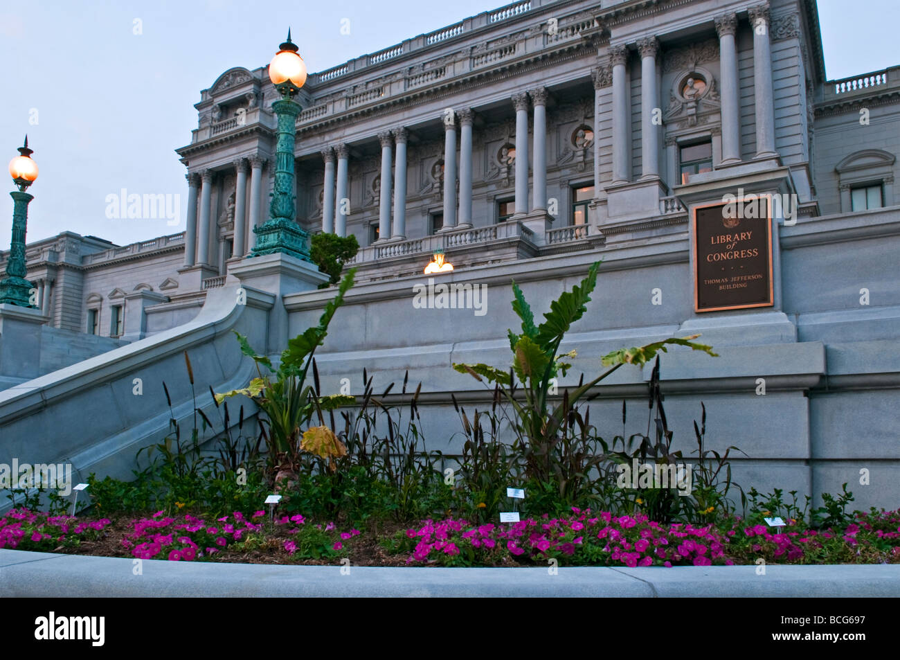 La Biblioteca del Congresso a Washington DC Foto Stock