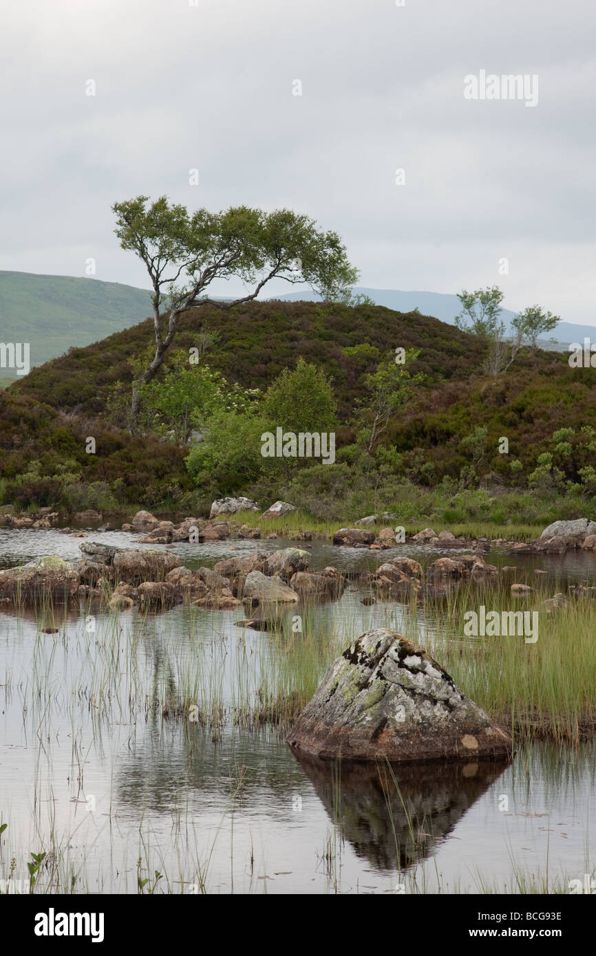 Lochan na Achlaise Foto Stock