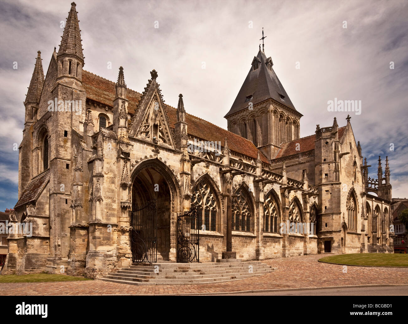 La chiesa di St Gervais, Falaise, Normandia, Francia Foto Stock