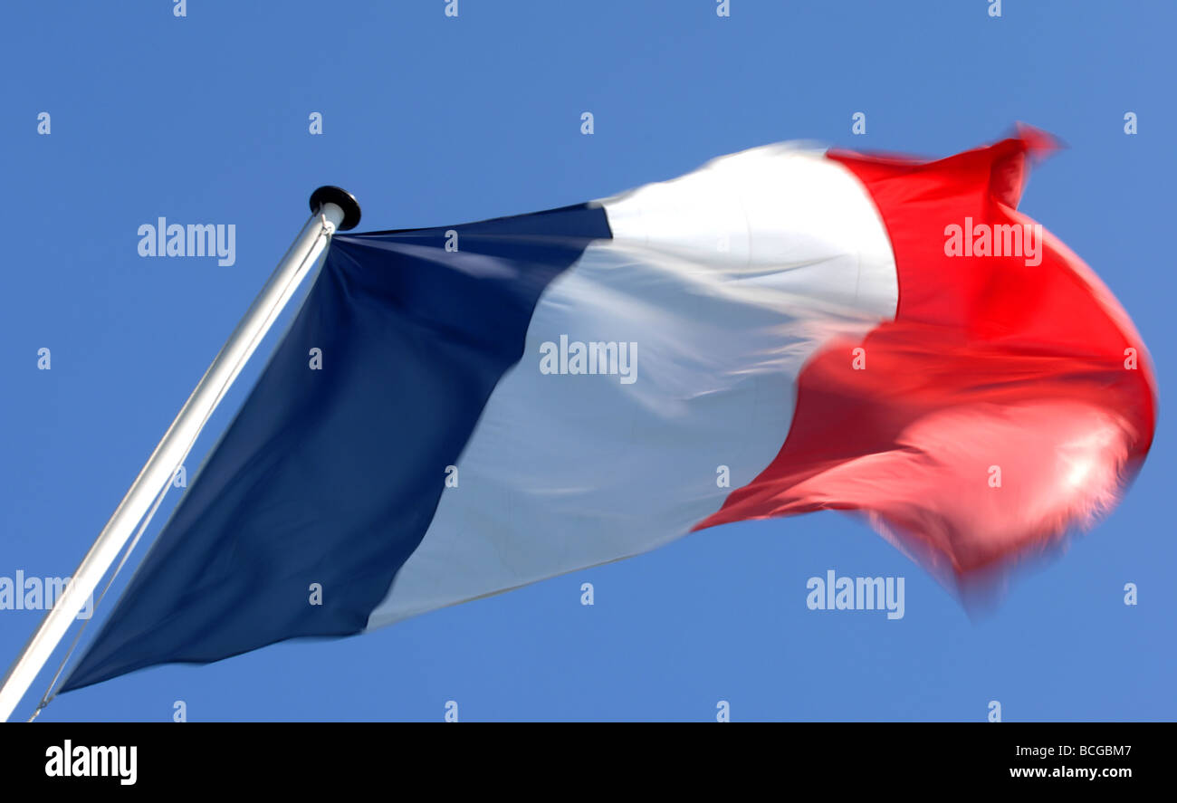 Bandiera francese Foto Stock