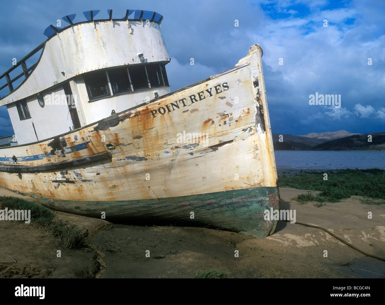 Storica Vecchia Nave - punto Reyes, California. Foto Stock
