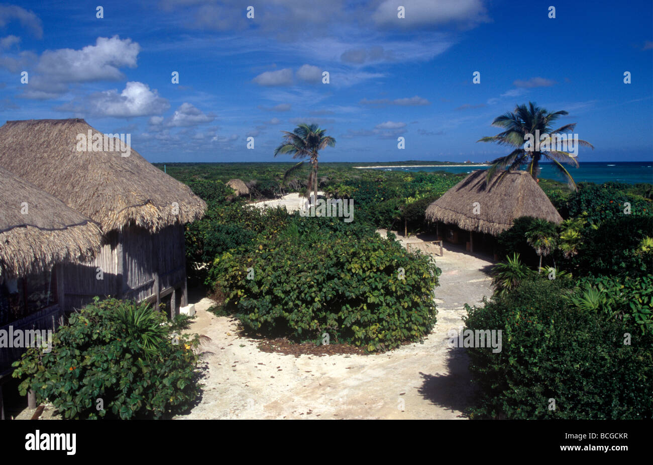 Information Center a Punta Sur Riserva Ecologica - Cozumel, Messico Foto Stock