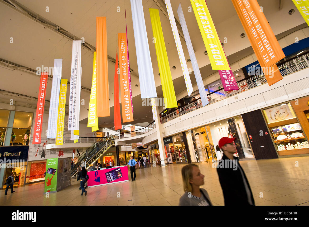 Manufaktura Shopping Complex Lodz Polonia Foto Stock