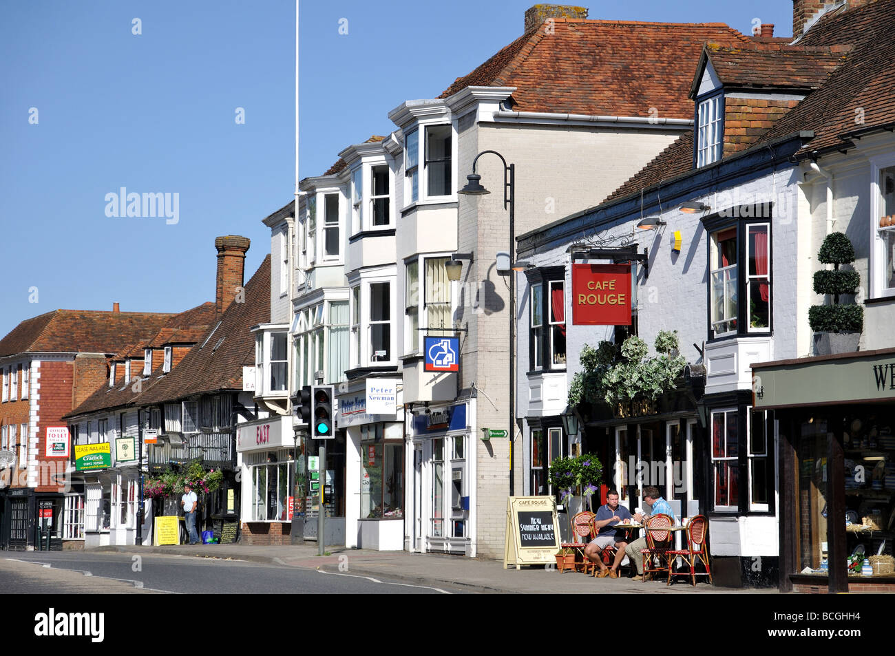 High Street, Tenterden, Kent, England, Regno Unito Foto Stock