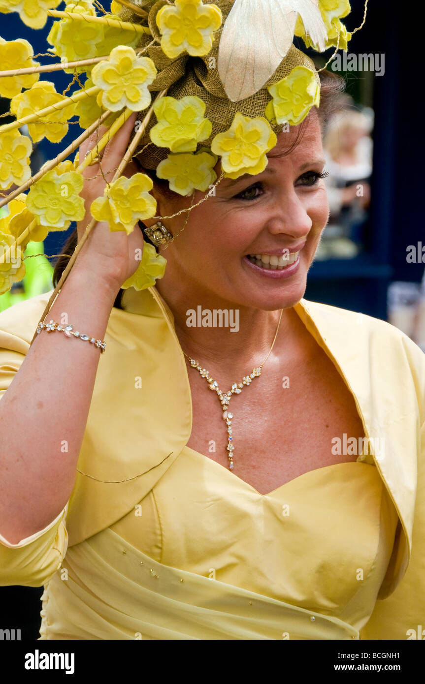 Royal Ascot corse di cavalli, Signore giorno, Berkshire, Inghilterra, Regno Unito Foto Stock