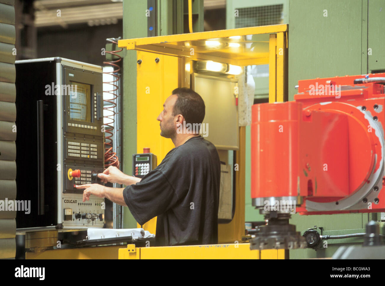 Macchina utensile industria in Italia, FICEP factory Foto Stock