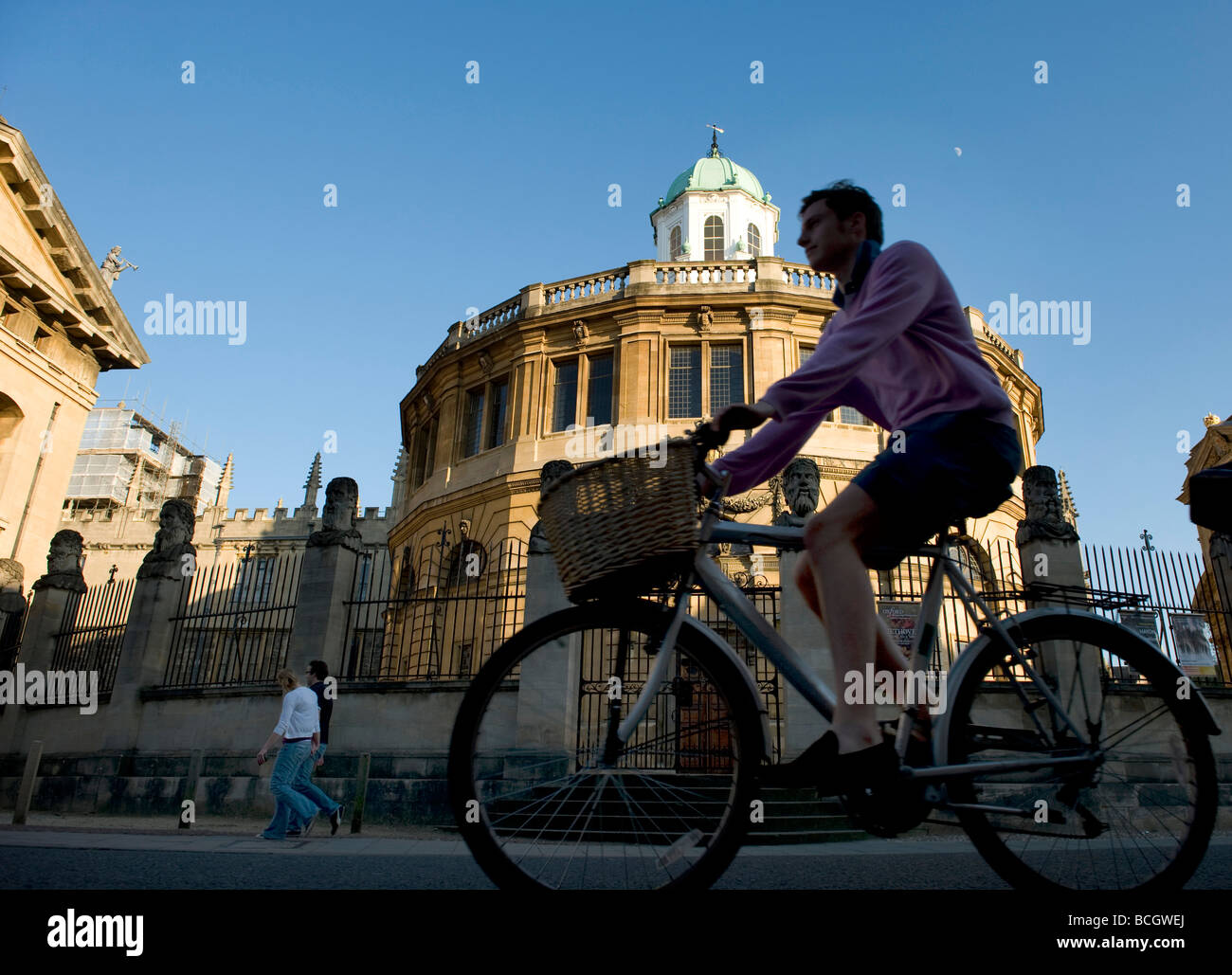 Il Sheldonian Theatre in Oxford è dove le cerimonie e riunioni ed eventi che si svolgono per l'Università - un edificio Wren Foto Stock