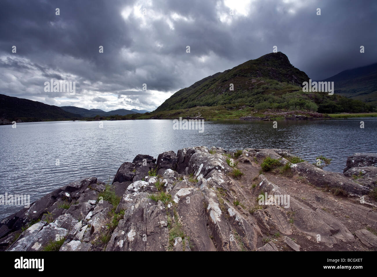Parte superiore del lago laghi di Killarney National Park Killarney County Kerry sud ovest Irlanda Foto Stock