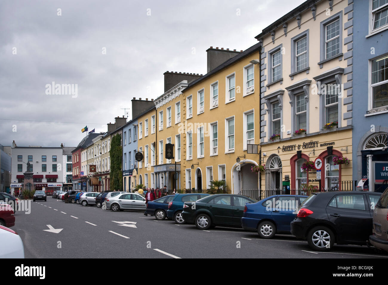 Denny Street Tralee Contea di Kerry Irlanda Foto Stock