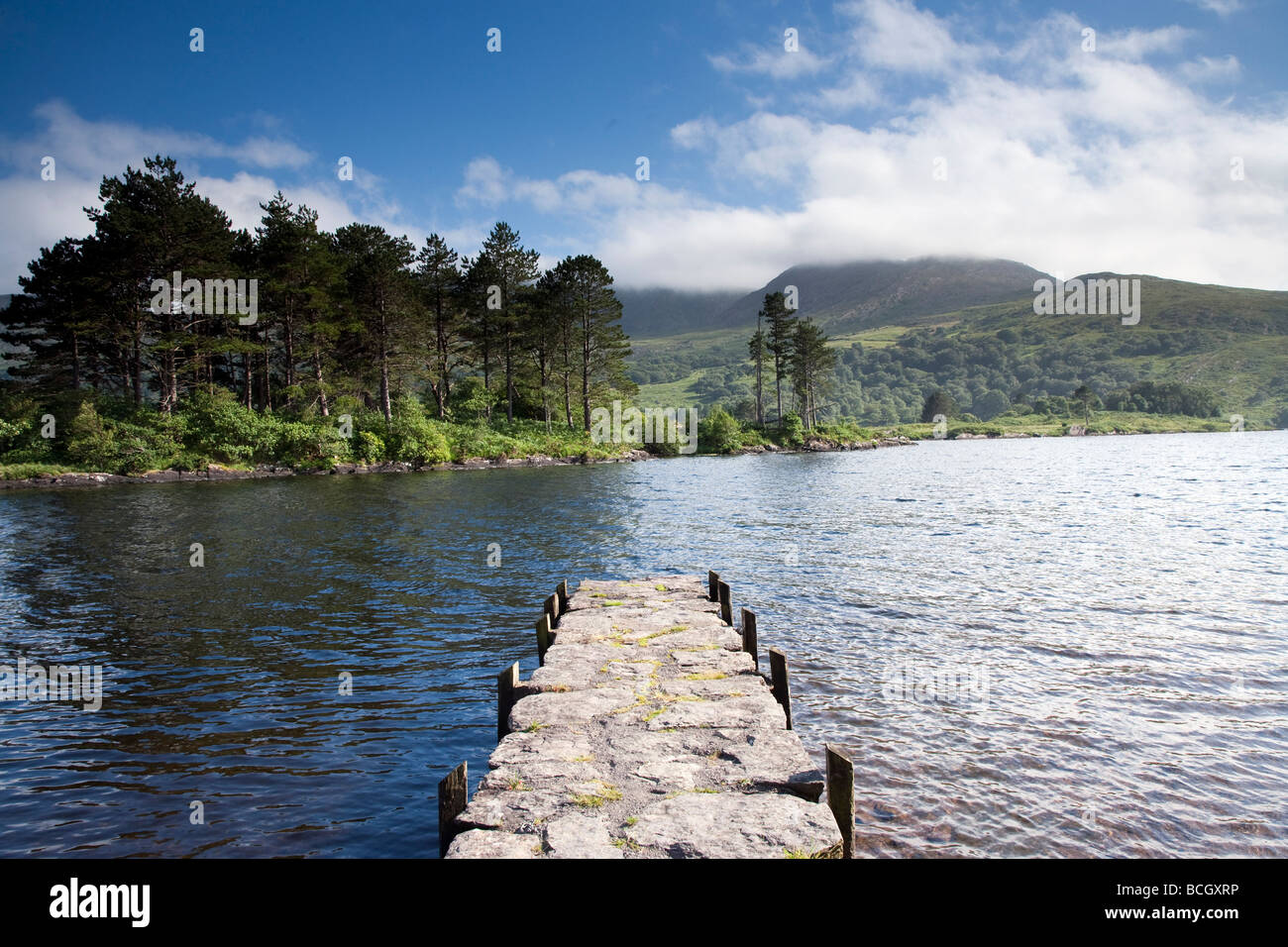 Cloonee Loughs vicino a Kenmare County Kerry sud ovest Irlanda Foto Stock