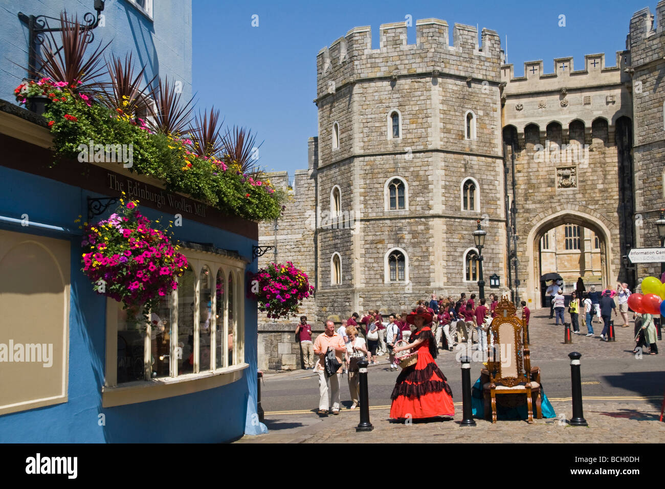 Il Castello di Windsor Berkshire England Regno Unito Foto Stock