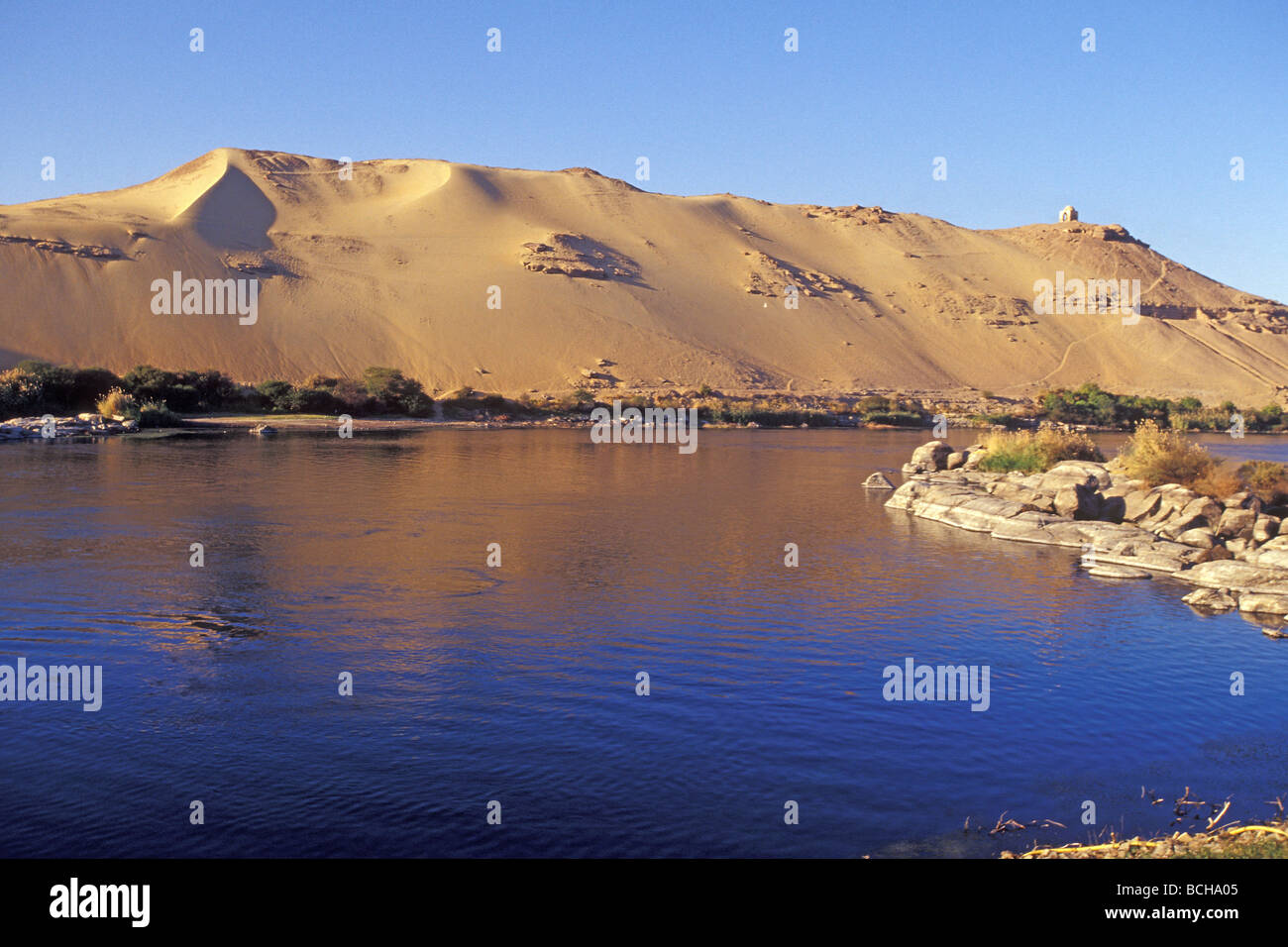 Nilo vicino a Aswan Aswan Egitto Foto Stock