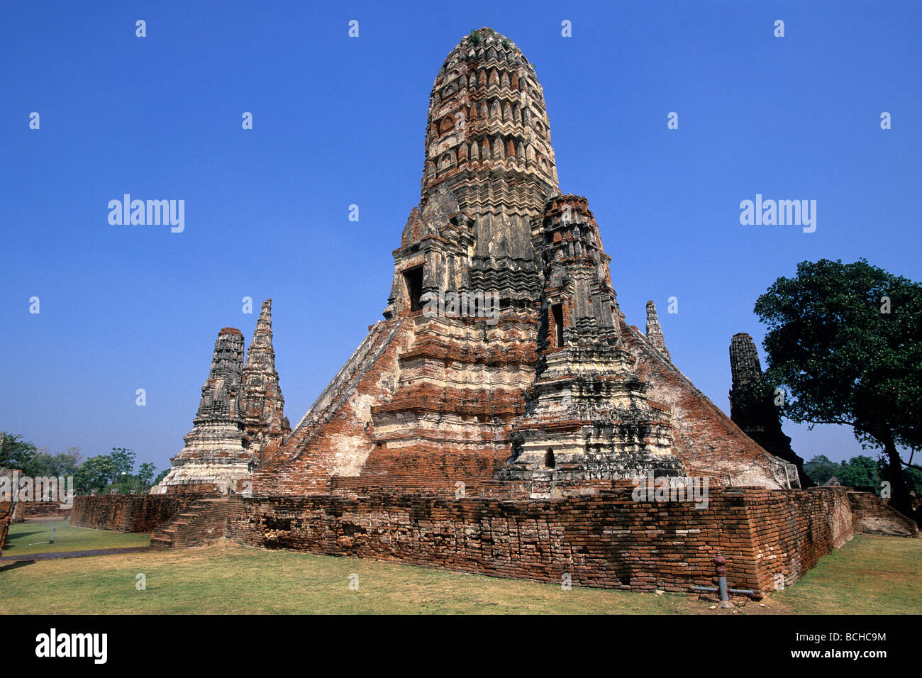 Tempio buddista Wat Phra Sri Samphet Ayuttaya Thailandia Foto Stock