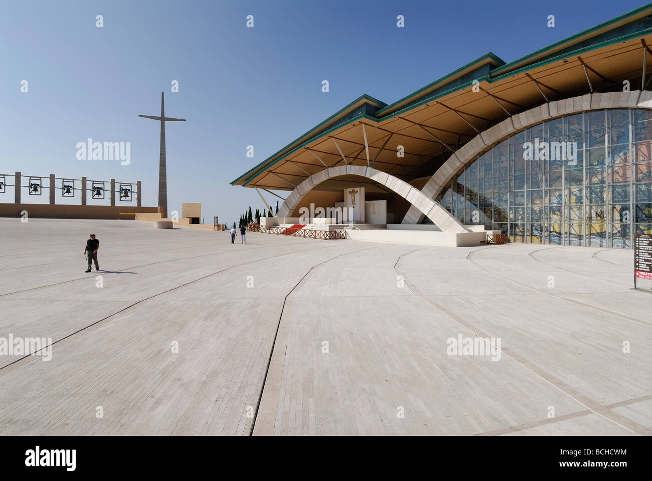 San Giovanni Rotondo Puglia Italia Santuario di Padre Pio progettata da Renzo Piano Foto Stock