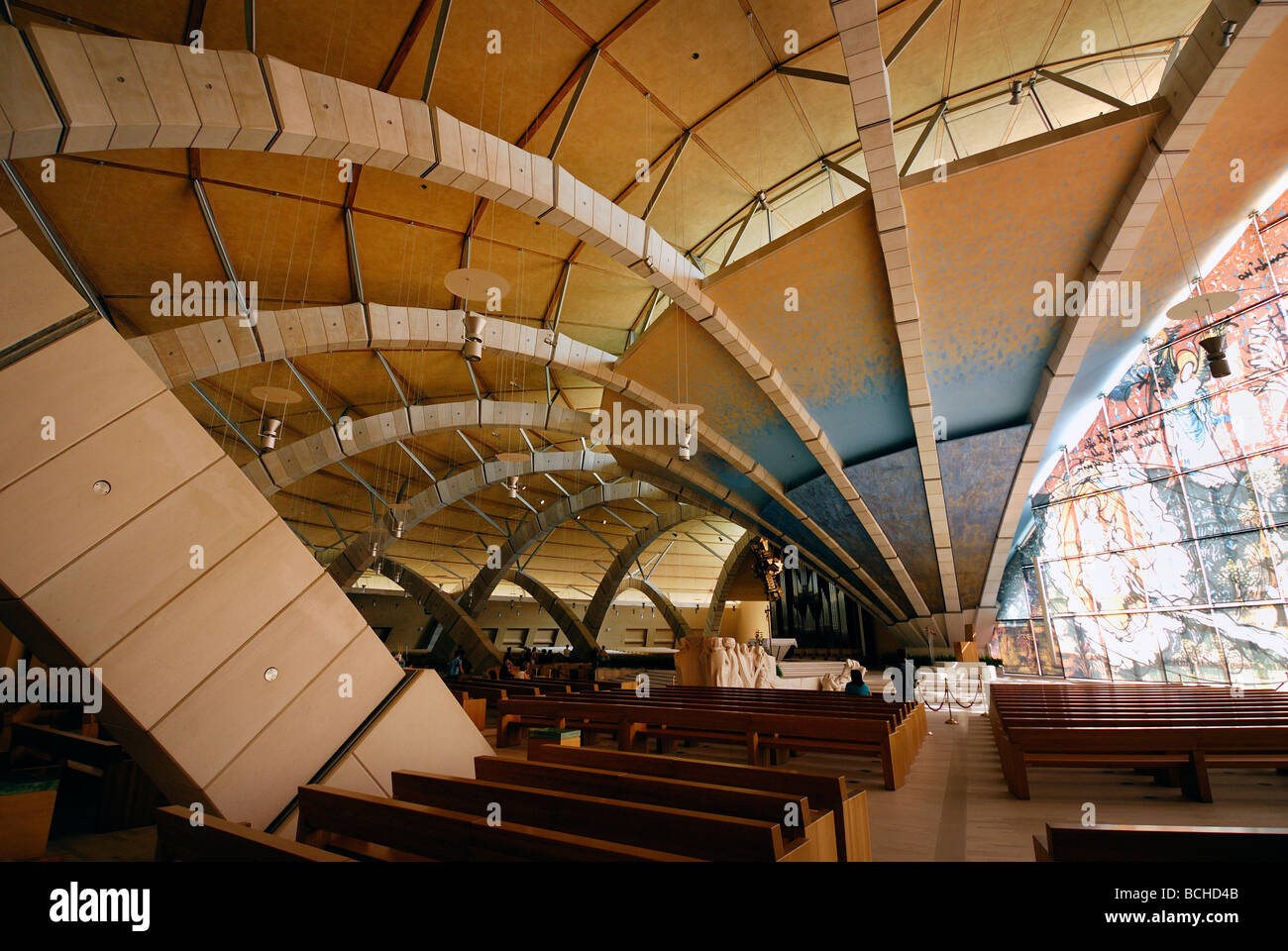 San Giovanni Rotondo Puglia Italia Santuario di Padre Pio progettata da Renzo Piano Foto Stock