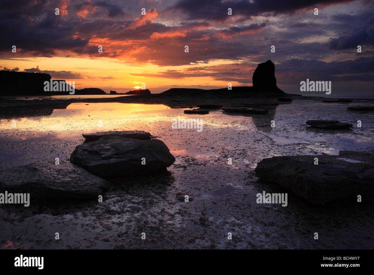 Fine della giornata Foto Stock