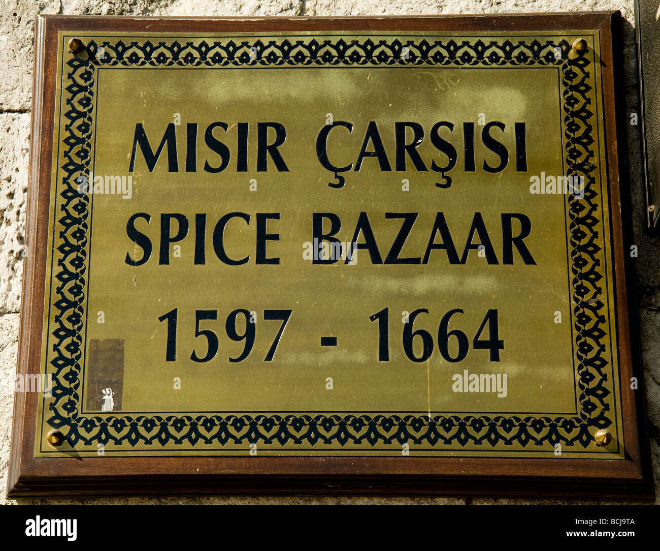 Misir Carsisi Bazar delle Spezie di Istanbul in Turchia Foto Stock