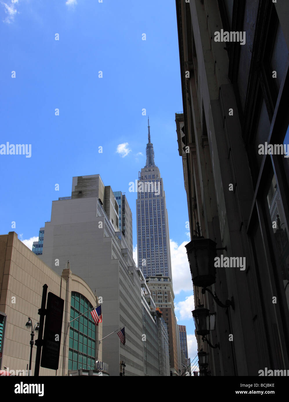 L'Empire State Building, New York City USA Foto Stock