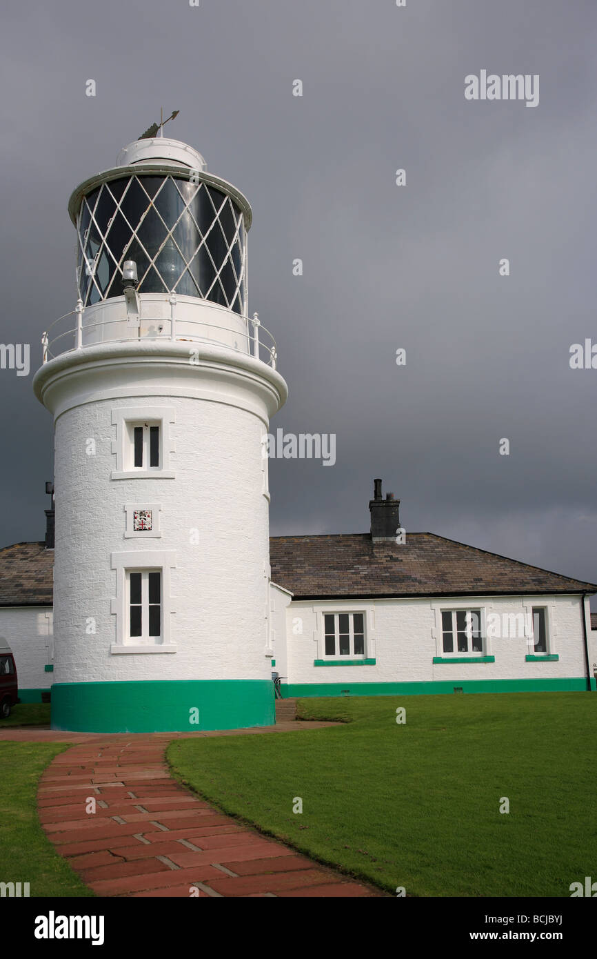 St api testa Trinity House Lighthouse Coast to Coast a piedi Cumbria Inghilterra England Regno Unito Foto Stock