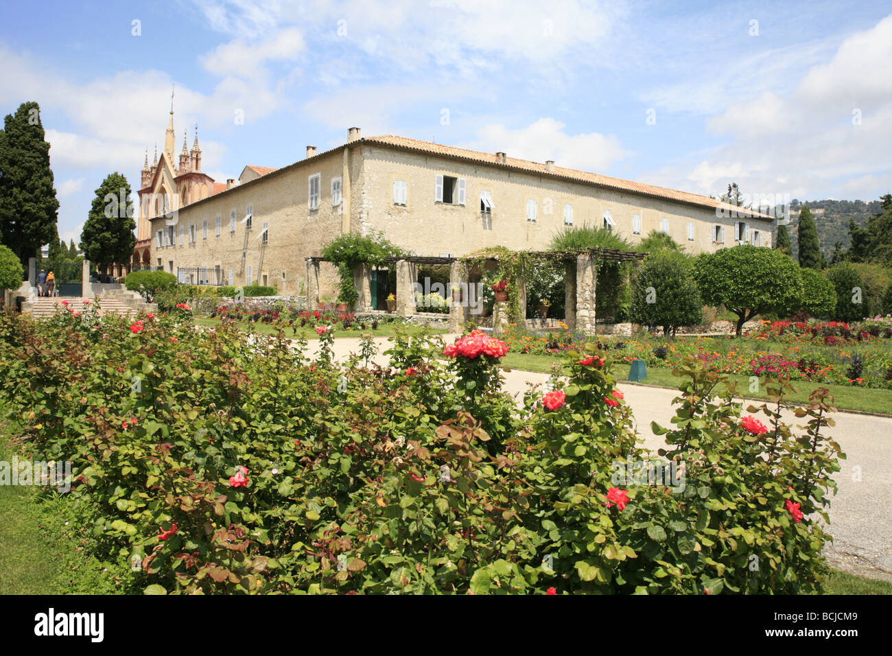 I Giardini del Monastero Francescano Nizza Francia Foto Stock