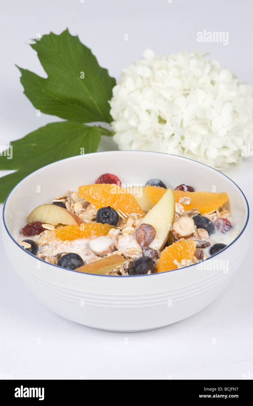 Muesli arancione Foto Stock
