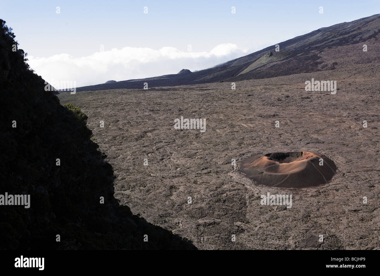 Formica Leo cratere - Réunion Foto Stock