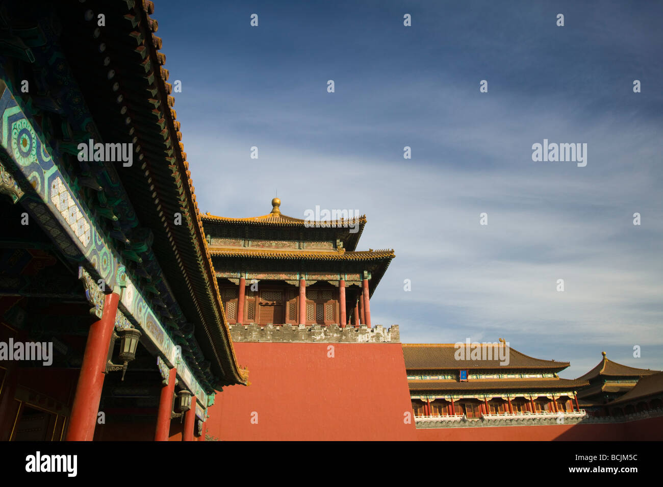 Cina, Pechino, Città Proibita, Meridian Gate Foto Stock