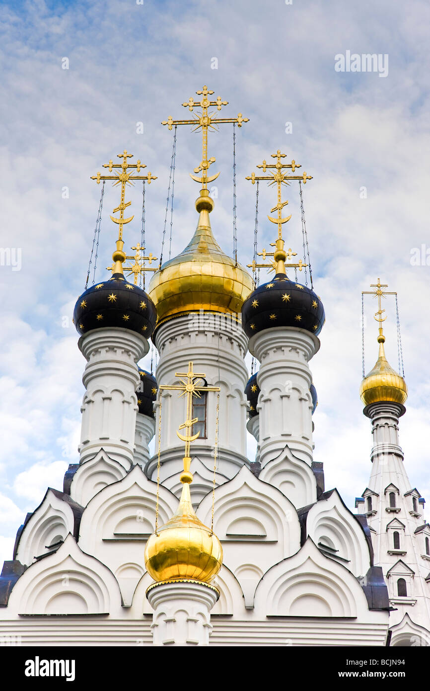 Russia, Kaliningrad, la chiesa russo-ortodossa di Bagrationovsk Foto Stock