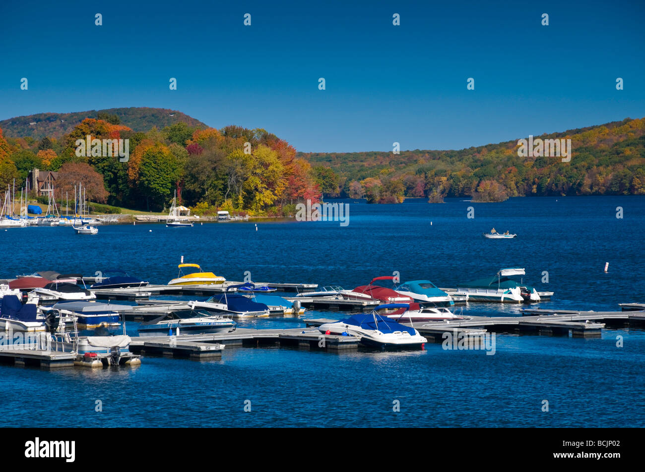 Stati Uniti d'America, Connecticut, Lago Candlewood Foto Stock