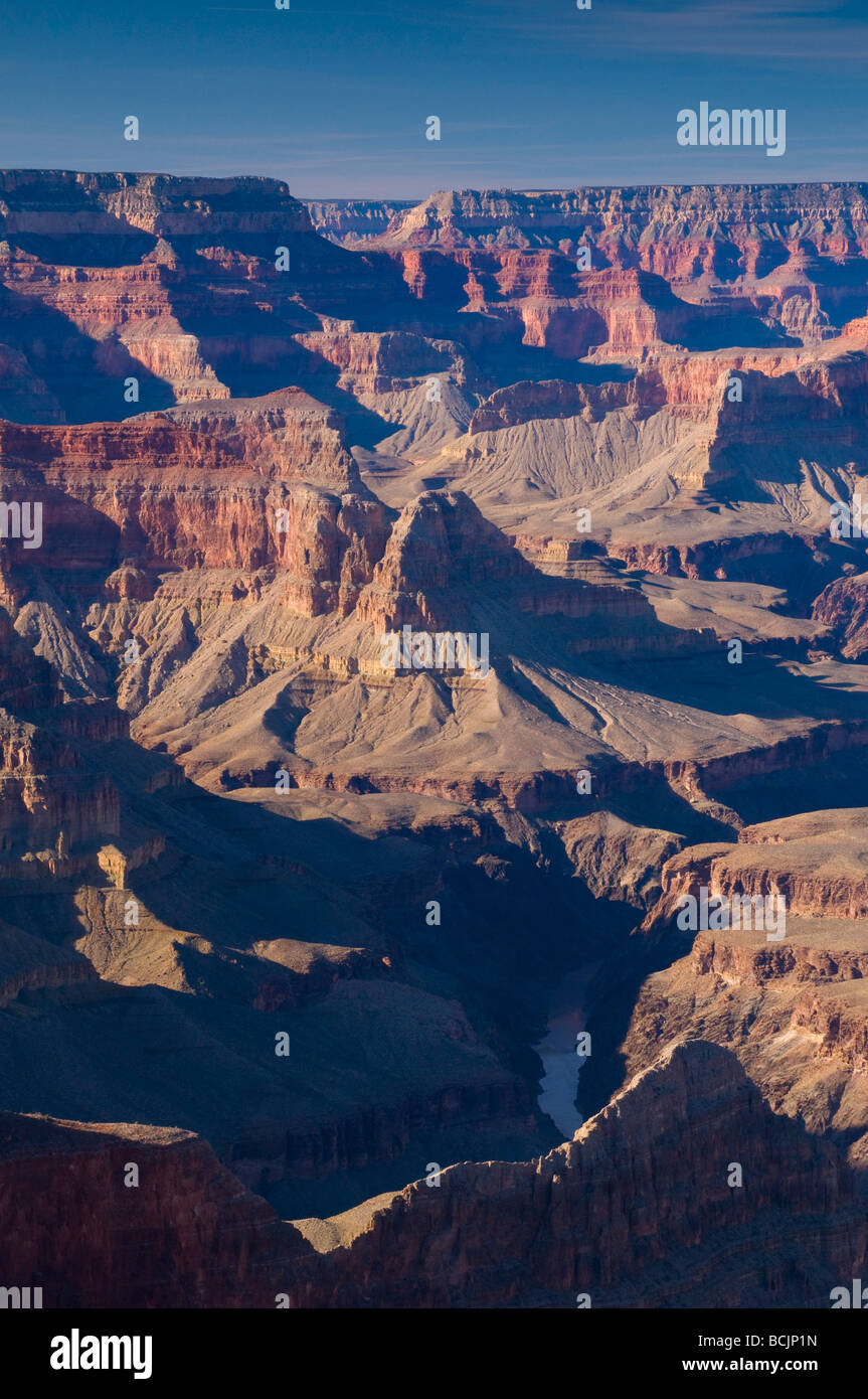 Stati Uniti d'America, Arizona, Grand Canyon, dal di sopra l'Abisso Foto Stock