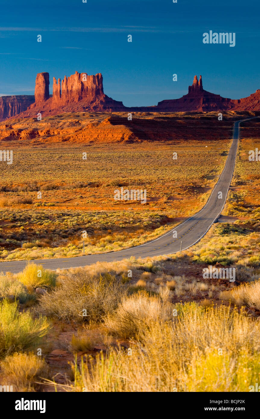 Stati Uniti d'America Arizona-Utah Monument Valley Foto Stock